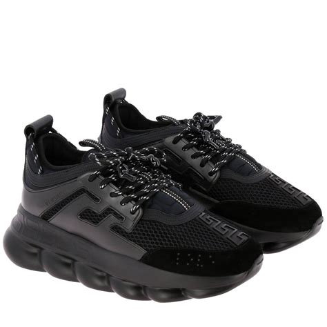 versace sneaker damen schwarz|versace sneakers for men.